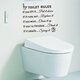 DIY Toilet Rules Bathroom Toilet Wall Sticker Vinyl Art Decals Home Office Decoration