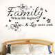 DIY Wall Stickers English Proverb Wallpaper Wall Decal Home Living Room Office Wall Decor