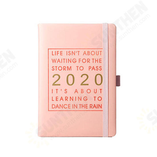 January-December 2020 Schedule Calendar Notebook Calendar Timeline Paper Notepad Office Stationery Supplies