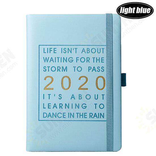 January-December 2020 Schedule Calendar Notebook Calendar Timeline Paper Notepad Office Stationery Supplies