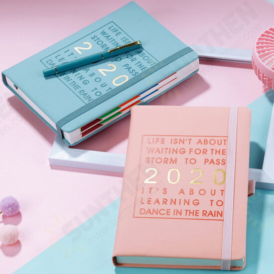 January-December 2020 Schedule Calendar Notebook Calendar Timeline Paper Notepad Office Stationery Supplies