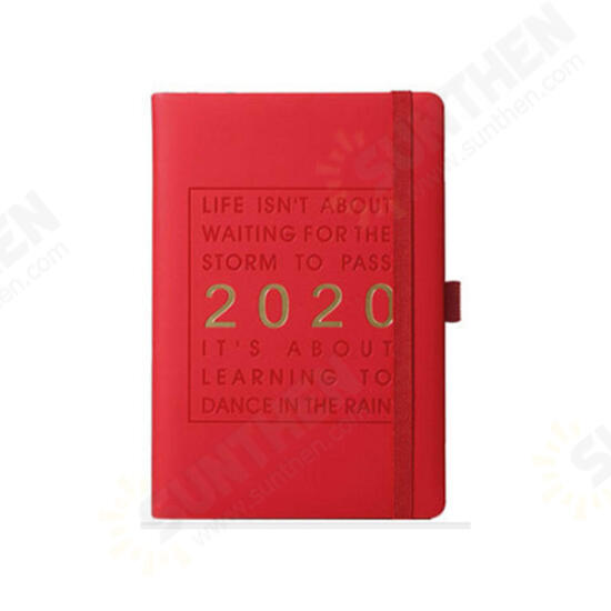 January-December 2020 Schedule Calendar Notebook Calendar Timeline Paper Notepad Office Stationery Supplies