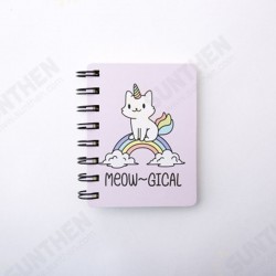 Kawaii Cute Animal Cartoon Rollover Coil Carry Mini Portable Notebook Pocket Notepad School Office Stationery Supplies for students Kawaii Cute Animal Cartoon Rollover Coil Carry Mini Portable Notebook Pocket Notepad School Office Stationery Supplies for students