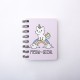 Kawaii Cute Animal Cartoon Rollover Coil Carry Mini Portable Notebook Pocket Notepad School Office Stationery Supplies for students