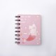 Kawaii Cute Animal Cartoon Rollover Coil Carry Mini Portable Notebook Pocket Notepad School Office Stationery Supplies for students