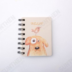 Kawaii Cute Animal Cartoon Rollover Coil Carry Mini Portable Notebook Pocket Notepad School Office Stationery Supplies for students Kawaii Cute Animal Cartoon Rollover Coil Carry Mini Portable Notebook Pocket Notepad School Office Stationery Supplies for students