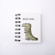 Kawaii Cute Animal Cartoon Rollover Coil Carry Mini Portable Notebook Pocket Notepad School Office Stationery Supplies for students