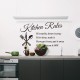 Kitchen Rules Wall Stickers Door Sign Vinyl DIY Wallpaper Wall Decal Home Restaurant Kitchen Wall Decor