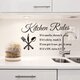 Kitchen Rules Wall Stickers Door Sign Vinyl DIY Wallpaper Wall Decal Home Restaurant Kitchen Wall Decor