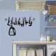 Laundry Room Wall Sticker PVC Waterproof Removable Wall Sticker Painting Home Decor