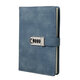 Lockable A5 Diary Notebook Combination Locking PU Journal Writing Notebook Planner Agenda Personal Notepad