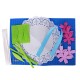 M1418 DIY Handmade Mother's Day Greeting Card Set Flower Paper Anniversary Birthday Thanksgiving Cards Gifts for Women Mother Mom