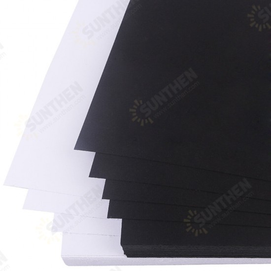 100Pcs A4 White/Black Thick Cardboard 120g Business Card Paper Painting Hard Paper Drawing Art for Students Office