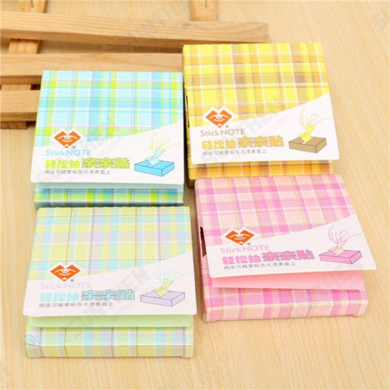 Multi-color Memo With Cover Pad Bookmark Sticker Paste Memo Index Sticky Notes