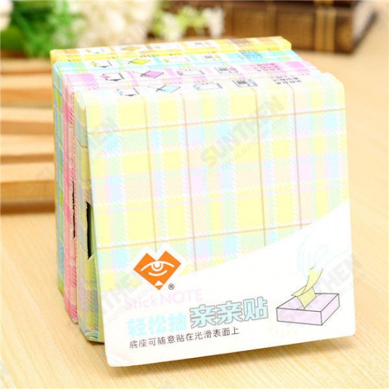 Multi-color Memo With Cover Pad Bookmark Sticker Paste Memo Index Sticky Notes