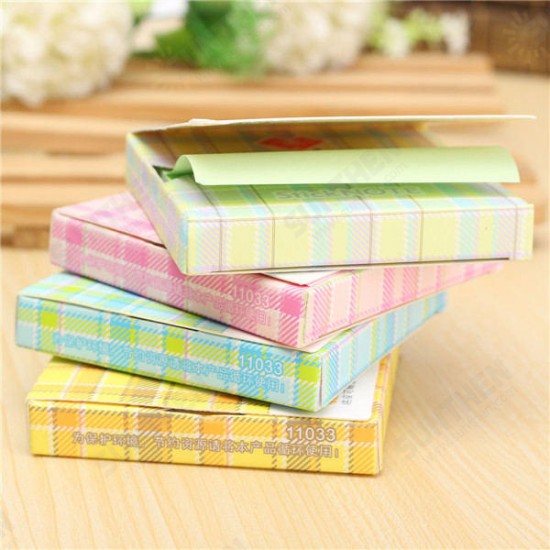 Multi-color Memo With Cover Pad Bookmark Sticker Paste Memo Index Sticky Notes