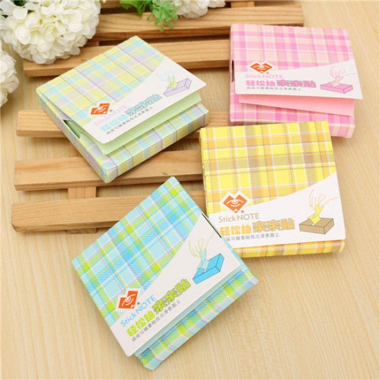 Multi-color Memo With Cover Pad Bookmark Sticker Paste Memo Index Sticky Notes