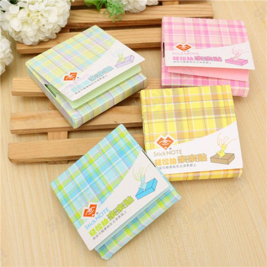 Multi-color Memo With Cover Pad Bookmark Sticker Paste Memo Index Sticky Notes