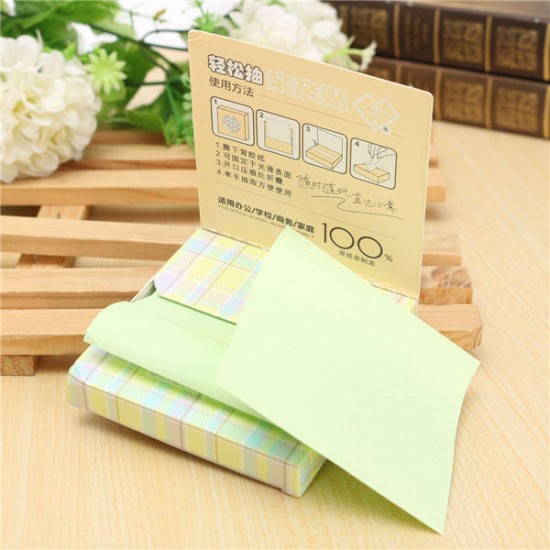 Multi-color Memo With Cover Pad Bookmark Sticker Paste Memo Index Sticky Notes