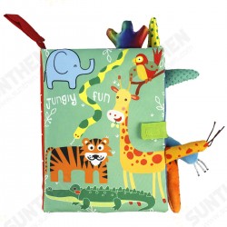 Multifunctional Tail Cloth Book Educational Toy Book Tear-proof Inner Sound Paper Cover Baby Enlightenment Learning Book Multifunctional Tail Cloth Book Educational Toy Book Tear-proof Inner Sound Paper Cover Baby Enlightenment Learning Book