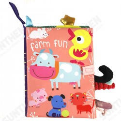 Multifunctional Tail Cloth Book Educational Toy Book Tear-proof Inner Sound Paper Cover Baby Enlightenment Learning Book Multifunctional Tail Cloth Book Educational Toy Book Tear-proof Inner Sound Paper Cover Baby Enlightenment Learning Book