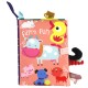 Multifunctional Tail Cloth Book Educational Toy Book Tear-proof Inner Sound Paper Cover Baby Enlightenment Learning Book