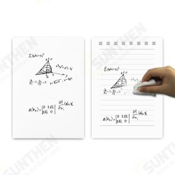 Erasable Notebook A7 Smart Paper APP Cloud Backup Portable Diary Office School Black +White Cover 2PCS Erasable Notebook A7 Smart Paper APP Cloud Backup Portable Diary Office School Black +White Cover 2PCS