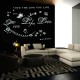Removable Wall Sticker Art Decals For Home Kitchen Living Room Bedroom Bathroom Office Decor Water Resistant Ideal For Decorating Interior Walls & Windows