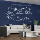 Removable Wall Sticker Art Decals For Home Kitchen Living Room Bedroom Bathroom Office Decor Water Resistant Ideal For Decorating Interior Walls & Windows