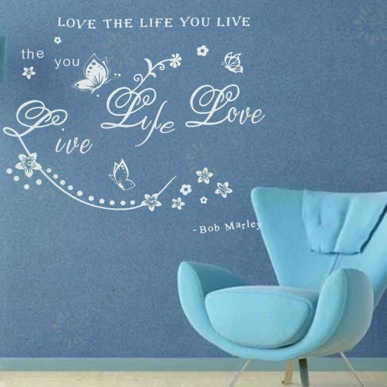 Removable Wall Sticker Art Decals For Home Kitchen Living Room Bedroom Bathroom Office Decor Water Resistant Ideal For Decorating Interior Walls & Windows