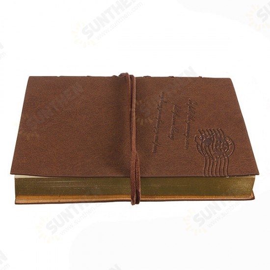 Retro Leather Classic String Key Blank Diary Journal Notebook