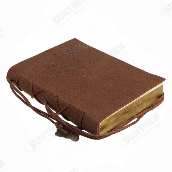 Retro Leather Classic String Key Blank Diary Journal Notebook