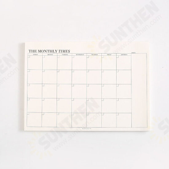 Simple Business Notebook Removable Notebook Office Thick Calendar With Medium-Sized Memorandum