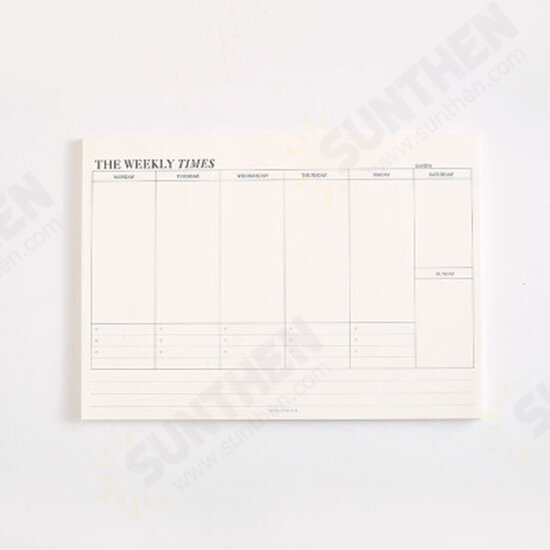 Simple Business Notebook Removable Notebook Office Thick Calendar With Medium-Sized Memorandum