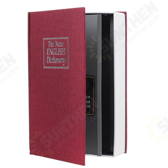 Simulation Book Safe Secret English Dictionary Safety Box Password Lock Money Cash Jewellery Box Storage Supplies