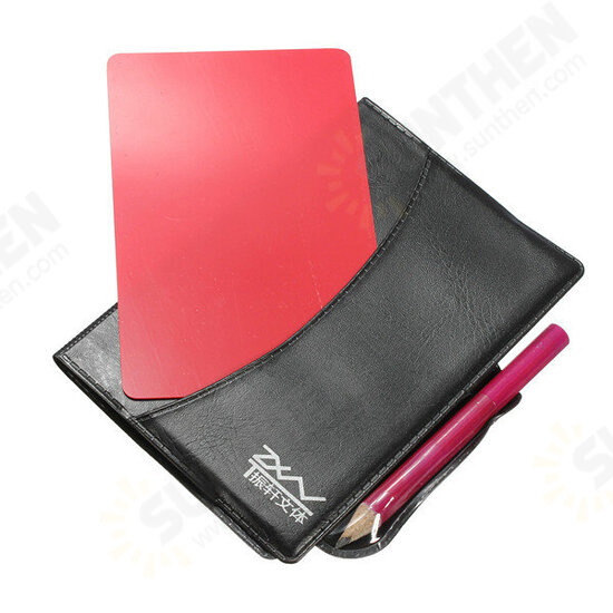 Soccer-Football Referee Notebook With Pencil Yellow and Red Cards