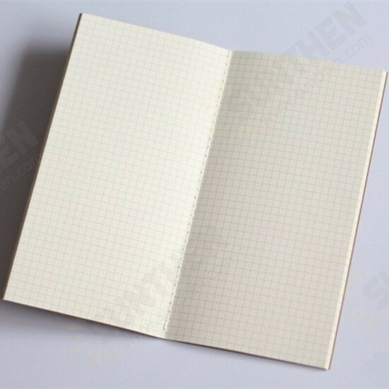 Standard Kraft Paper Notebook Blank Dot Grid Notepad Diary Journal Planner Organizer Filler Paper