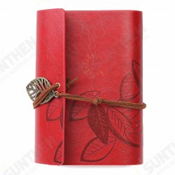 Vintage Leather Leaves Cover Notebook 90 Sheets Journal Book Diary Notepad Stationery School Office Supplies Vintage Leather Leaves Cover Notebook 90 Sheets Journal Book Diary Notepad Stationery School Office Supplies