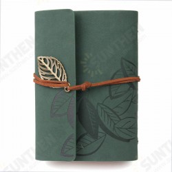 Vintage Leather Leaves Cover Notebook 90 Sheets Journal Book Diary Notepad Stationery School Office Supplies Vintage Leather Leaves Cover Notebook 90 Sheets Journal Book Diary Notepad Stationery School Office Supplies