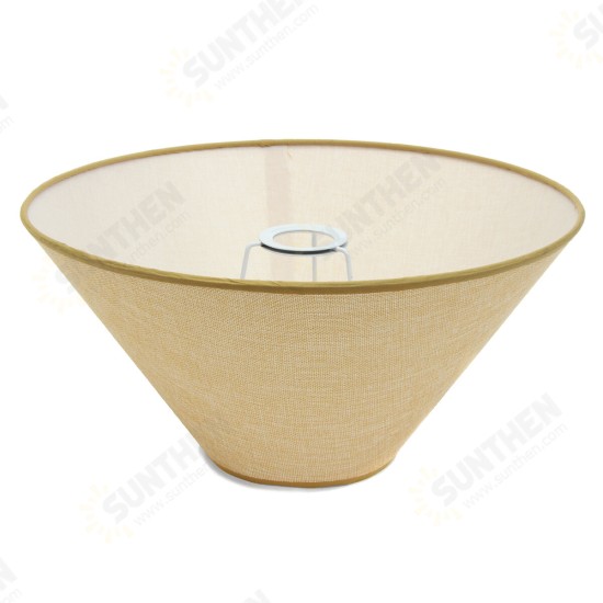 13*36*18CM Ceiling Lamp Shade Cotton Textured Fabric PVC Linen Room Table Lampshape