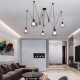 1/3/5 Heads Nordic Style Retro Modern Ceiling Light LED Pendant Lamp Dining Room Chandelier