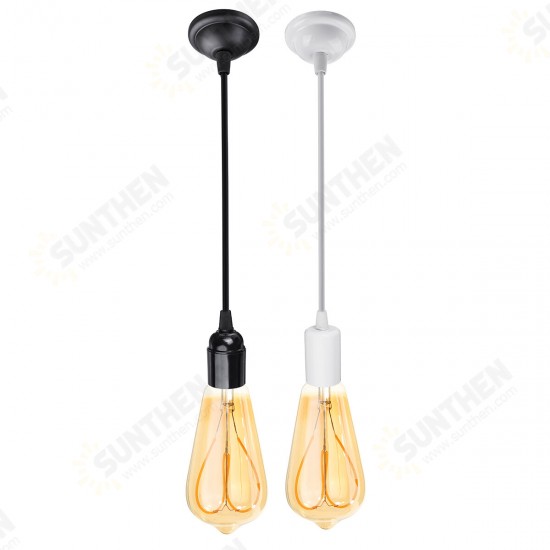 1M E27 Industrial Retro Single Head Chandelier Pendant Light Socket Ceiling Fixture Lamp Holder