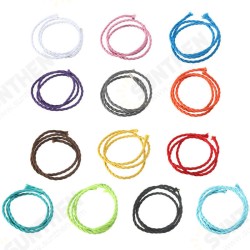 1m Vintage Colored DIY Twist Braided Fabric Flex Cable Wire Cord Electric Light Lamp 1m Vintage Colored DIY Twist Braided Fabric Flex Cable Wire Cord Electric Light Lamp