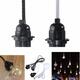 2.5M Cord E27/E26 Edison Pendant Light Holder Hanging Lamp Socket US Plug Adapter Switch 2.5M Cord E27/E26 Edison Pendant Light Holder Hanging Lamp Socket US Plug Adapter Switch