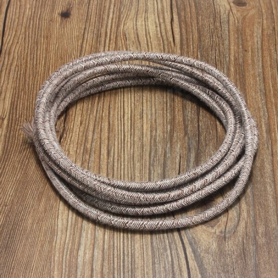 3M Vintage Colorful Twist Braided Fabric Cable Wire Electric Pendant Light Accessory 3M Vintage Colorful Twist Braided Fabric Cable Wire Electric Pendant Light Accessory