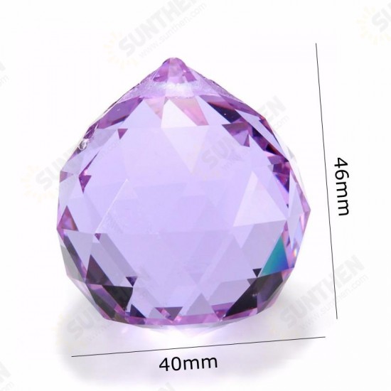 40mm Chandelier Crystal Hanging Faceted Ball Prism Drop for Pendant Light