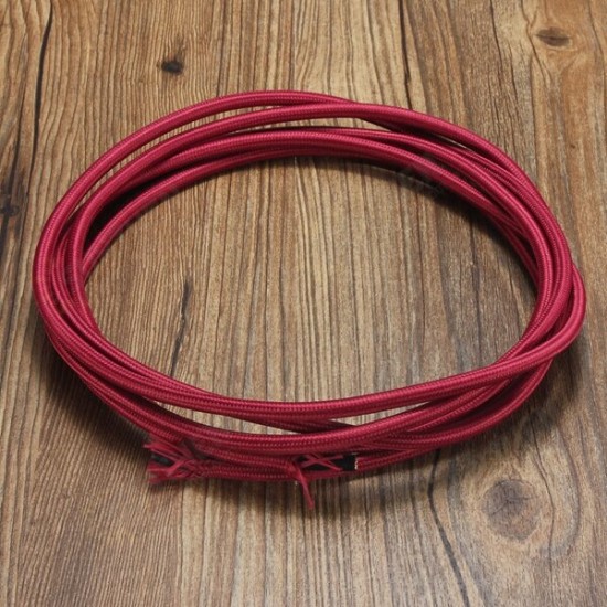 5M Vintage Colorful Twist Braided Fabric Cable Wire Electric Pendant Light Accessory 5M Vintage Colorful Twist Braided Fabric Cable Wire Electric Pendant Light Accessory