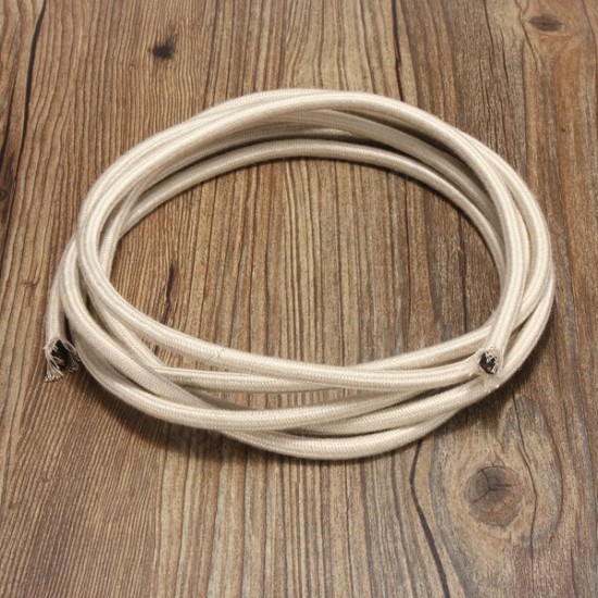 5M Vintage Colorful Twist Braided Fabric Cable Wire Electric Pendant Light Accessory 5M Vintage Colorful Twist Braided Fabric Cable Wire Electric Pendant Light Accessory