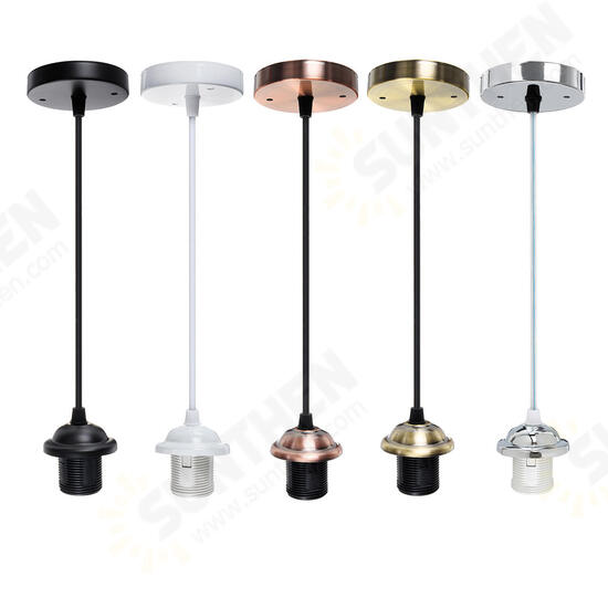 E26/E27 Edison Vintage Retro Pendant Lamp Holder Ceiling Light Base Socket Bulb Adapter AC110-250V