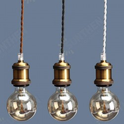 E26/E27 Retro Edison Copper Ceiling Pendent Light Base Bulb Cord Grip Holder Socket AC 110V-220V E26/E27 Retro Edison Copper Ceiling Pendent Light Base Bulb Cord Grip Holder Socket AC 110V-220V
